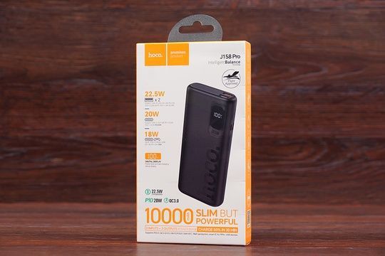 Power Bank HOCO J158 Pro 10000 QC3.0+PD 22.5W (чорний)
