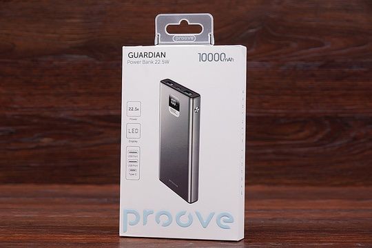 Power Bank Proove Guardian 10000 mAh 22.5W (графітовий)