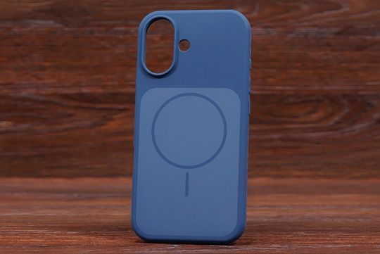 Silicone Soft Back Magsafe iPh 17 Dark blue