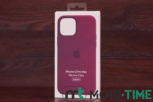 Silicone Case MagSafe iPhone 12/12Pro Maroon (42)