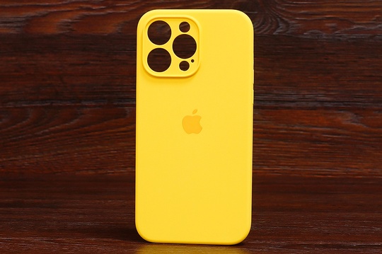 Silicone Case Close Camera Iph XR Canary yellow (50)
