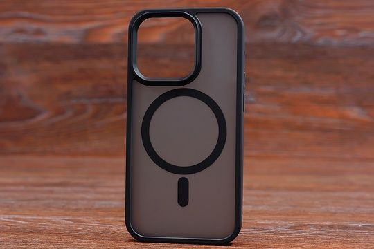Накладка Frost Matte MagSafe Iph 14 Black