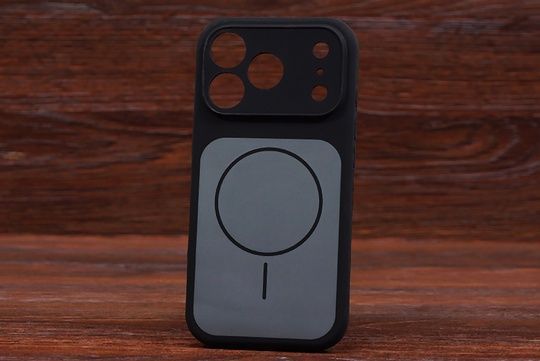 Silicone Soft Back Close Magsafe iPh 17Pro Black