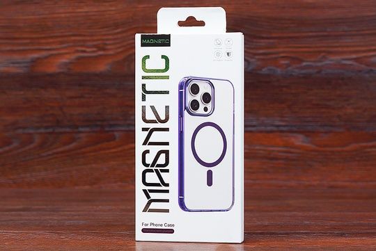 Накладка magnetic з MagSafe Iph 15Pro Purple