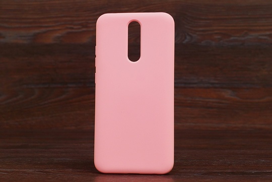 Silicon Case Realme 5 Pink (12)