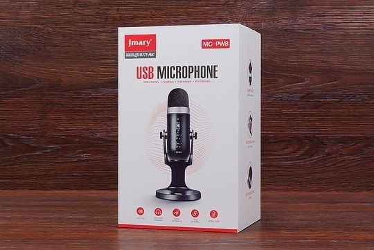 Мікрофон Jmary MC-PW8 для ПК (чорний)