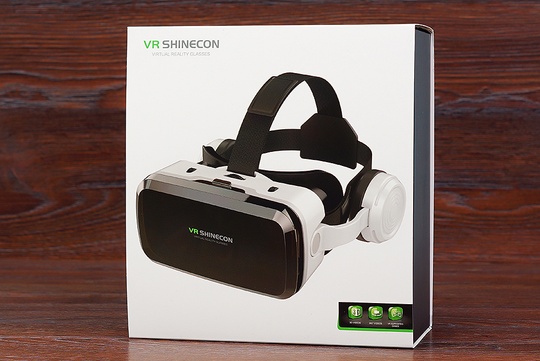 Окуляри віртуальної реальн ості Shinecon VR SC-G04BS BT (чорні)