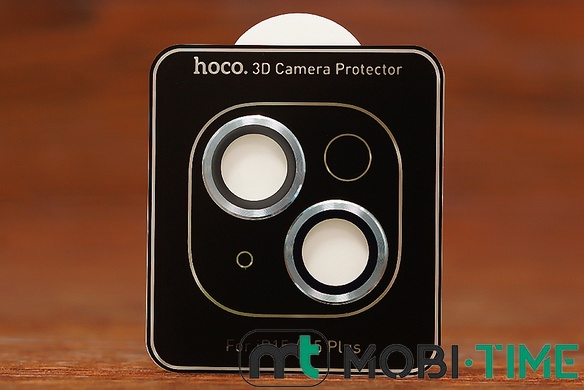 СКЛО на камеру Hoco V12+ iPhone 15/ 15+ blue