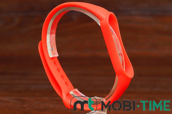 Браслет MI Band 5/6 Silicone Ribbed Red (14)