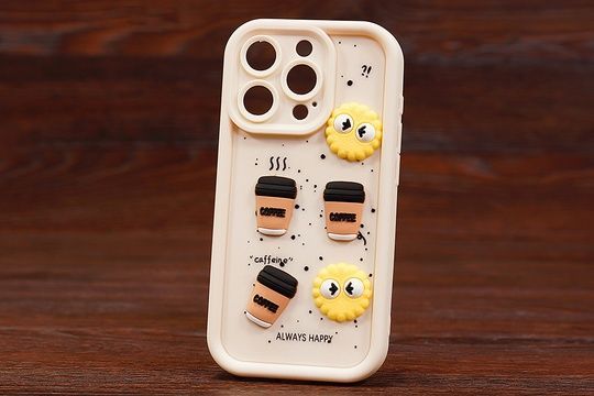 Силікон Toys Iph 14 Milkl/coffee