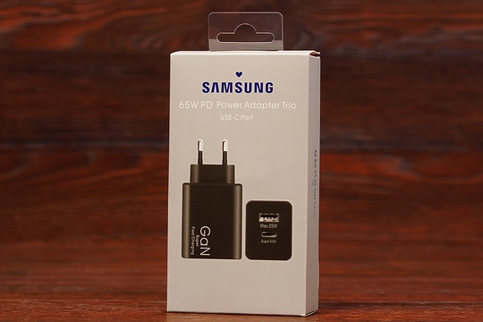 МЗП блок Sams 65W USB-C + 25W USB-A h/c (чорний)