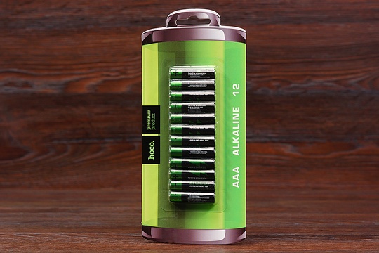Батарейки Hoco Alkaline AAA (LR03) 12шт