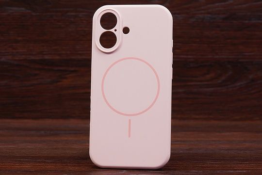 Silicone Soft Close Magsafe iPh 16 Pink