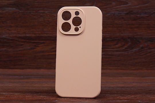 Silicone Case Close Camera (no logo) Iph 16ProMax Desert brown (77)