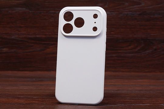 Silicone Case Close Camera (no logo) Iph 17 White (2)