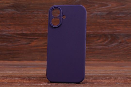 Silicone Case Close Camera (no logo) Iph 17 Deep purple (22)
