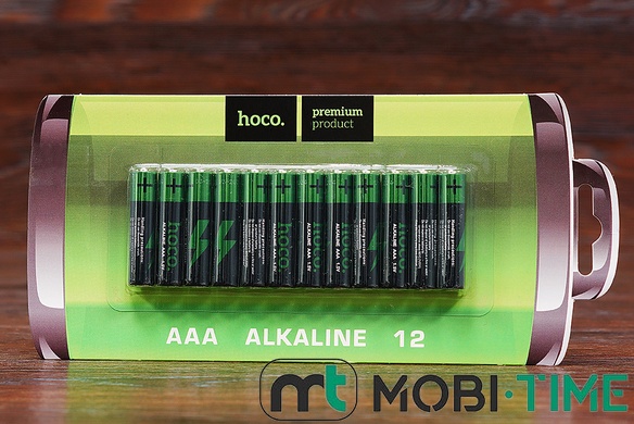 Батарейки Hoco Alkaline AAA (LR03) 12шт