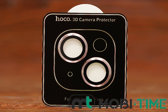 СКЛО на камеру Hoco V12+ iPhone 15/ 15+ pink