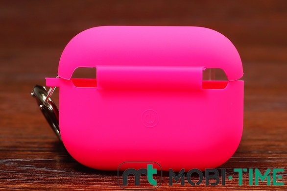 Футляр for Air Pods Pro з мікрофіброю (shiny pink)