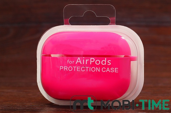 Футляр for Air Pods Pro з мікрофіброю (shiny pink)