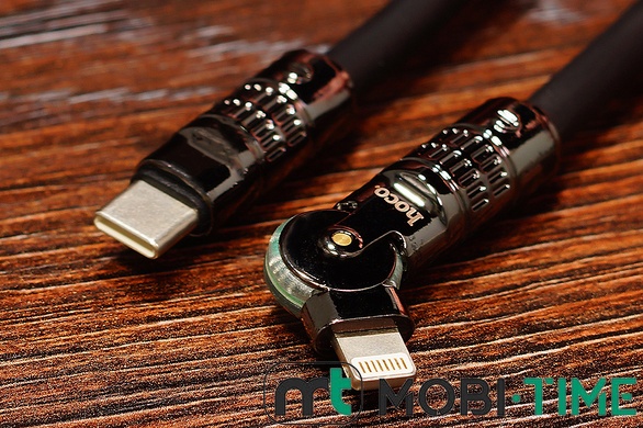 USB Кабель Type-C to lightning HOCO U118 Rotate 180 27W 1.2m