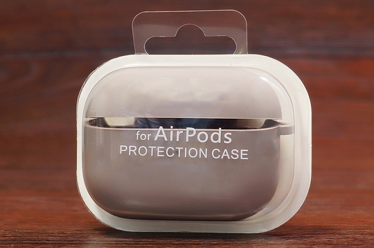 Футляр for Air Pods Pro з мікрофіброю (pebble)