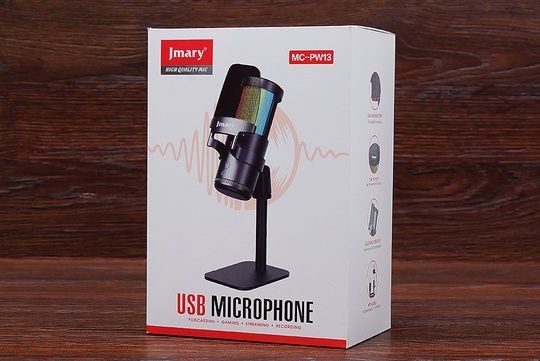 Мікрофон Jmary MC-PW13 RGB для ПК (чорний)