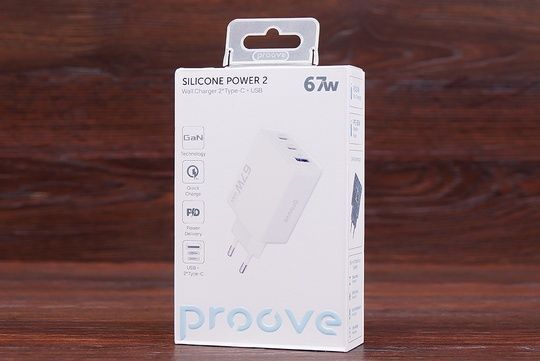 МЗП Proove Silicone Power 2 QC3.0 + 2USB-C 67W (білий)