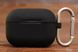 Футляр for AirPods Pro2 Carrying з карабіном (black) фото 2