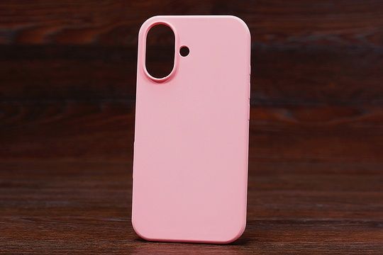 Silicone Case (no logo) Iph 16e/17e Light Pink (6)