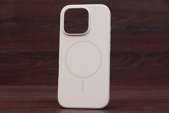 Silicone Soft Case Magsafe iPh 14 Antique White