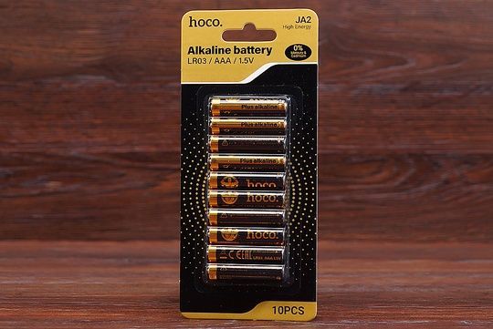Батарейки Hoco JA2 Alkaline AAА (LR03) 10шт