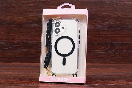 Накладка Lanyard Case MagSafe 2в1 Iph 16 Black