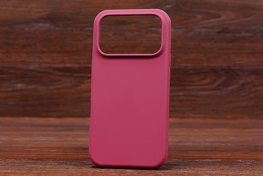 Silicone Case (no logo) Best Iph 17Pro Maroon (42)