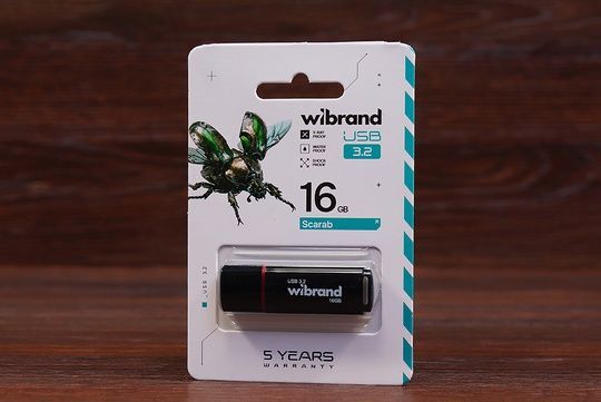 Флешка 16GB USB3.2 Wibrand Gen1 Scarab