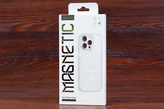 Накладка magnetic з MagSafe Iph 17ProMax Transparent