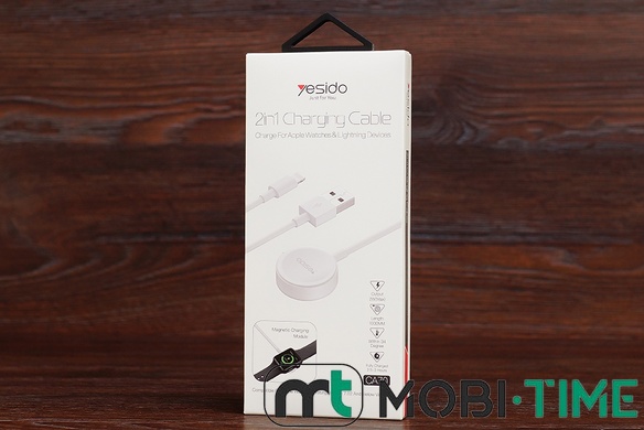 USB Кабель 2in1 YESIDO CA70 lightning+Apple Watch (1m)