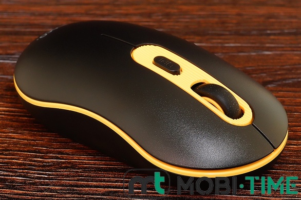 Мишка бездротова Hoco GM21 (чорно-жовта)
