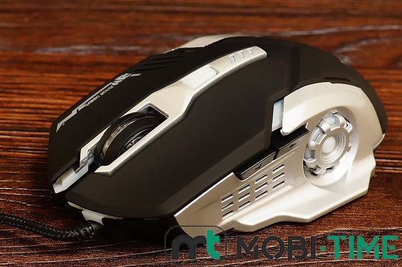 Клавіатура дротова + мишка HOCO GM12 RGB (чорна)