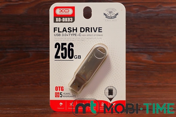 Флешка 256GB XO DK03 USB3.0 Type-C