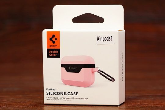 Футляр для навушників 3 Spigen (pink&black)