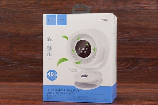 Портативний вентилятор Hoco HX608 (білий)