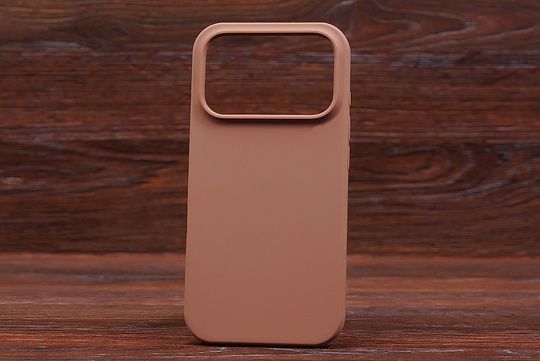 Silicone Case (no logo) Iph 18Pro Dark brown (75)