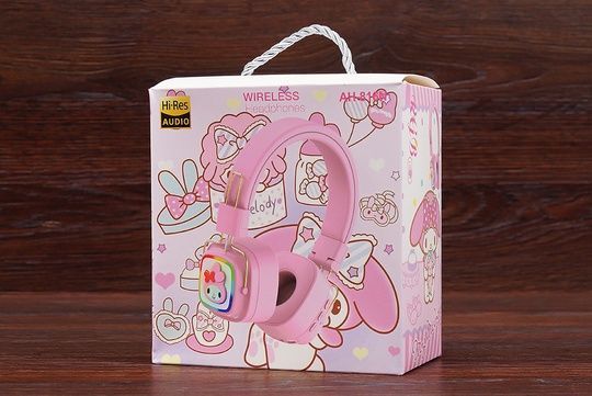 Навушники бездротові AH-816N My Melody RGB (рожеві)