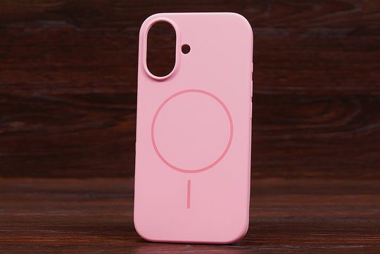Silicone Soft Case Magsafe iPh 16 Light Pink