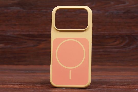 Silicone Soft Back Magsafe iPh 18ProMax Desert gold