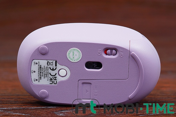Мишка бездротова /BT Baseus F01B (фіолетова)
