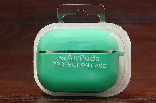 Футляр for Air Pods Pro з мікрофіброю (spearmint)