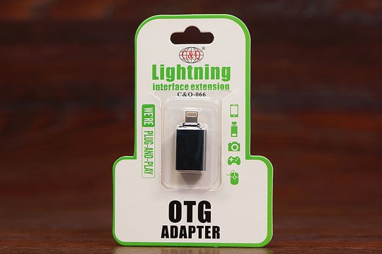 OTG C&Q-066 lightning на USB (чорний)