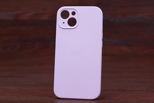 Silicone Case Close Camera (no logo) Iph 14 New purple